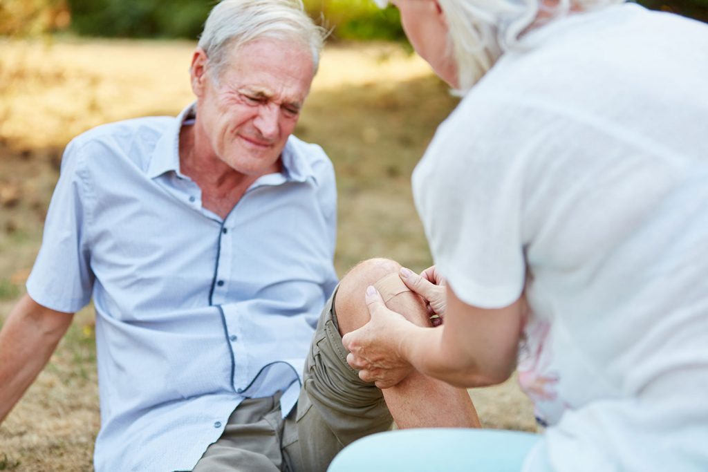 Care for small cuts and abrasions