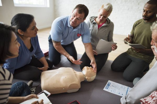 CPR FirstAid Training Concept